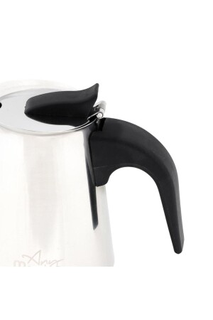 Fe001-6 Espresso Kahve Makinesi Paslanmaz Çelik Indüksiyonlu Moka Pot 300 ml - 9