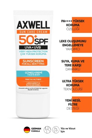 Feuchtigkeitsspendende Anti-Makel-Sonnencreme mit hohem Schutzfaktor LSF 50+, 50 ml - 3