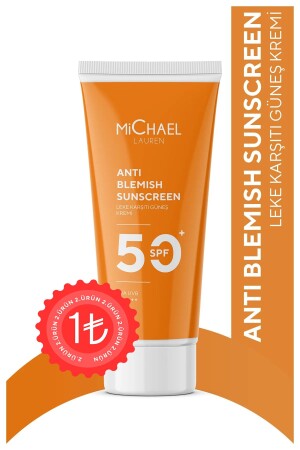 Feuchtigkeitsspendende und aufhellende Sonnencreme gegen Hautunreinheiten für alle Hauttypen SPF50+ PA++++50 ML - 2