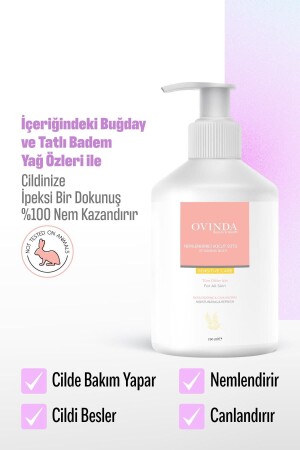 Feuchtigkeitsspendende und revitalisierende Körpermilch 250 ml für jede Haut OVD-01. 03 - 2