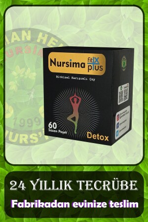 Fit X Plus Detox Çayı 60 Süzen Poşetli NSP8697713260009 - 1