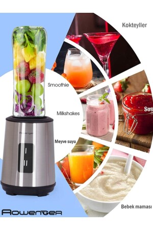 Fitmix Kişisel Smoothie Blender Kişisel Blender 600ml Meyve Sıkacağı - 8