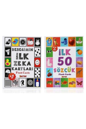 Flash Cards İlk 50 Sözcük - Bebeğimin İlk Zeka Kartları - 93509 - 2