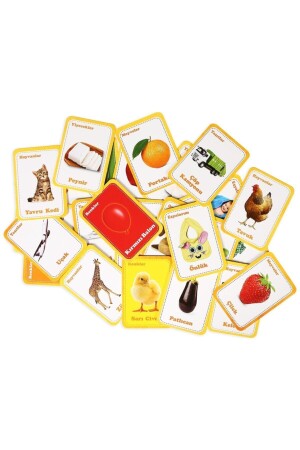 Flash Cards İlk 50 Sözcük - Bebeğimin İlk Zeka Kartları - 93509 - 6