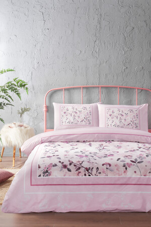 Fleur Rose Doppelbett-Bettbezug-Set PR-EVTEKSTILI-57163301327 - 7