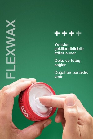 Flexwax Ultra Güçlü Doku Veren Krem Wax 85ml Yeniden Şekillendirilebilen Stiller - 5