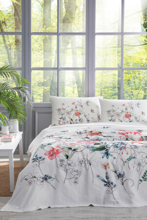 Florido Doppelbett-Bettwäsche-Set PR-EVTEKSTILI-55554101327 - 5