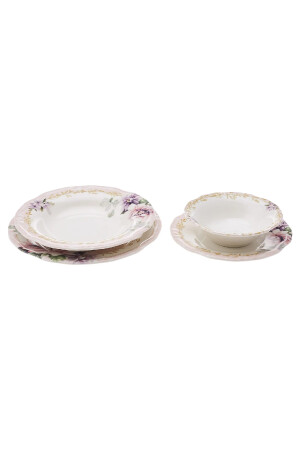 Flory Stoneware 24 Parça 6 Kişilik Yemek Takımı 600.15.01.2348 - 6