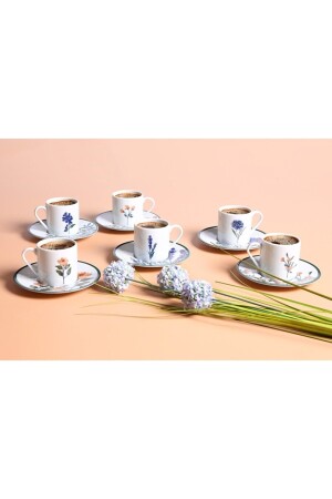 Flower Garden Kaffeetassen-Set für 6 Personen, 12 Stück, 90 ml, 04POR034732 - 9