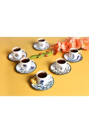 Flower Garden Kaffeetassen-Set für 6 Personen, 12 Stück, 90 ml, 04POR034732 - 10