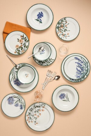 Flower Garden New Pattern Tafelservice für 6 Personen, 24-teilig, 04PPO000334 - 2