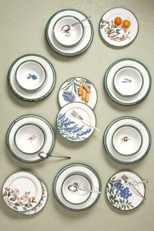 Flower Garden New Pattern Tafelservice für 6 Personen, 24-teilig, 04PPO000334 - 4