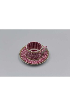 Fnc-08 6'lı Bone China Papatya Desen Fincan Takımı KOS-11858 - 4