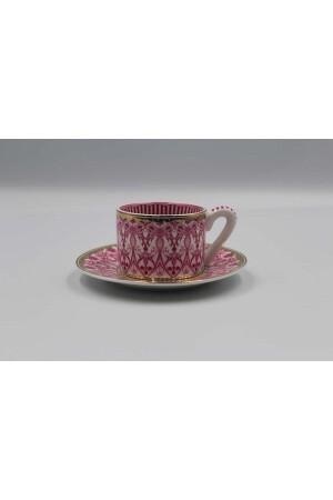 Fnc-08 6'lı Bone China Papatya Desen Fincan Takımı KOS-11858 - 10