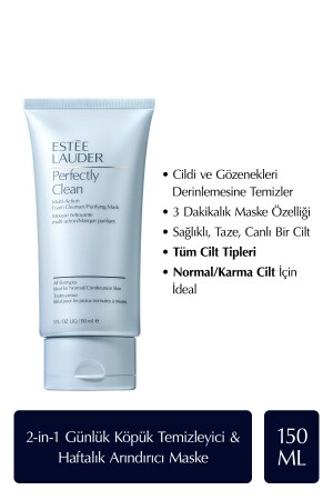 Foam Cleansing & Purifying Mask – Perfectly Clean Multi-Action Foam Cleanser 150 ml 027131987840 - 3