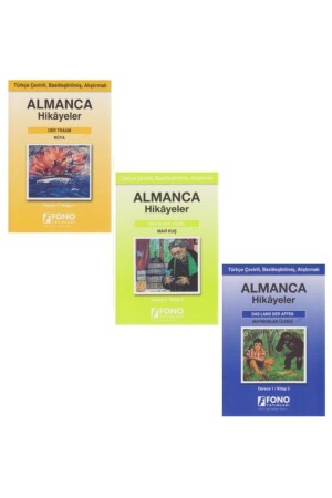 Fono Almanca Türkçe Hikayeler Derece 1 ( 3 Kitap ) - 2