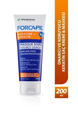 Forcapil® Keratin - Mask – Onarıcı Ve Koruyucu Saç Kremi Ve Saç Maskesi - 200 Ml 25050869 - 1