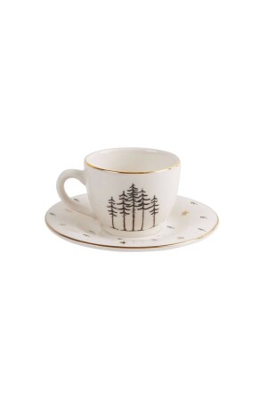 Forest Kaffeetasse mit Untertasse 85 cc 04LFH000459 - 2