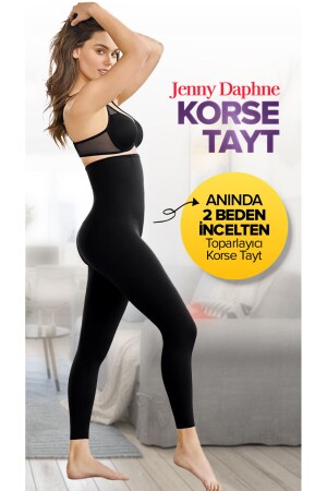 Formende, schlankmachende Korsett-Leggings mit extra hoher Taille - 1