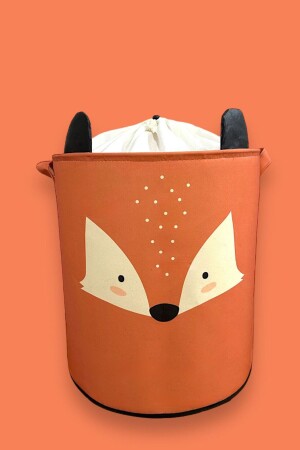 Fox Designed Kordelzug Baby Kinderzimmer Organizer Aufbewahrungsbox Spielzeug Schmutzkorb 37x40 - 3