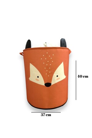 Fox Designed Kordelzug Baby Kinderzimmer Organizer Aufbewahrungsbox Spielzeug Schmutzkorb 37x40 - 7