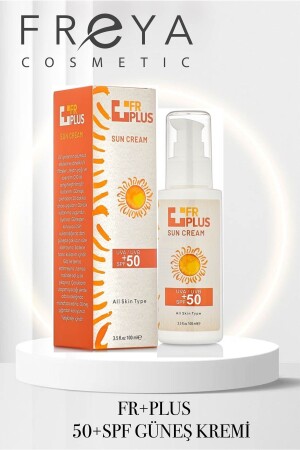 Fr- Plus Güneş Kremi Leke Karşıtı Ve Güneş Koruyucu Krem -50spf 100ml TYC00208008088 - 2