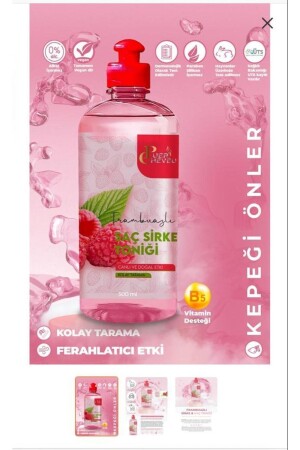 Frambuazlı Sirke & Saç Toniği 500 ml - 2