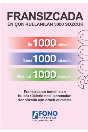 Fransızca Ilk 3000 Sözcük - 2