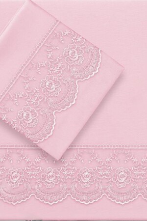 French Lace Kure Einzelbettbezug-Set, 4-teilig, Puder, CD445325 - 1