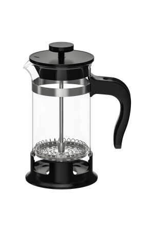 French Press 0,4 Liter Glas/Edelstahl Höhe: 17 cm Durchmesser: 8 cm gun094555 - 3