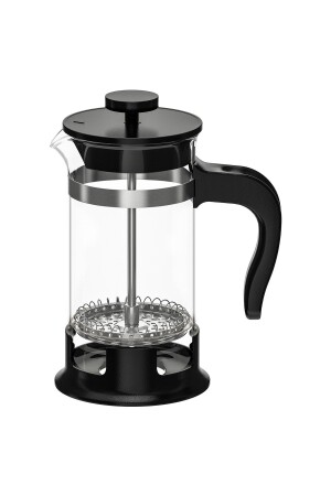 French Press 0,4 Litre Cam-paslanmaz Çelik Yükseklik: 17 Cm Çap: 8 Cm gun094555 - 2