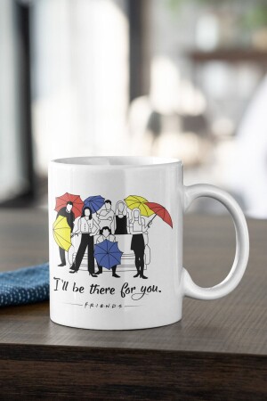 Freunde-Tasse mit Regenschirm, Kaffee- und Teetasse, Valentinstag, Freund, Geburtstagsgeschenk, Porzellan, KIO-K-D170 - 1