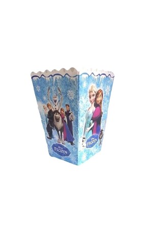 Frozen Doğum Günü Mısır Kutusu Popcorn Kutu 8 Adet Elsa Mısır Kutusu - 2