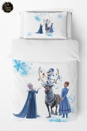 Frozen Elsa gemustertes Elsa-Bettbezug-Set für Kinder und Babys TLAN-312 - 6