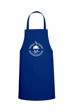 Gabel & Messer Chef Design Speziell bedruckte Chef-Küchenschürze Saks Blue TTMO0498 - 2