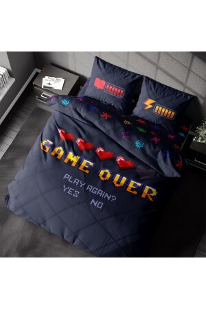 - Game Over Doppelbett-Bettbezug-Set TYC00773503658 - 4