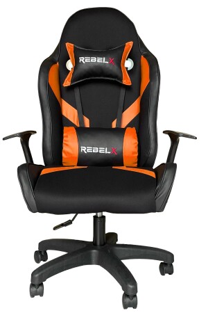 Gaming-Stuhl in der Grundfarbe Orange - 2