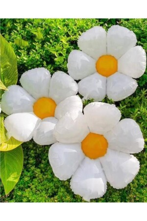 Gänseblümchen-Folienballon im 3er-Pack - 2