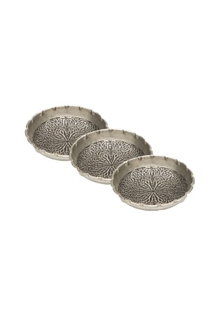 Gaziantep Bakır Çerezlik Seti Kuruyemiş 3 'lü Set(10CM X 2,5CM) TYC00460670369 - 3