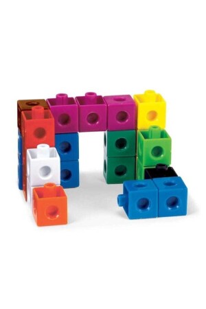 Geçmeli Birim Küpler - Snap Cubes - Matematik Küpleri - Akıl Küpleri - 50 Parça 459 - 3