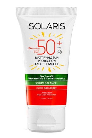 Gel-Sonnenschutz mit mattem Finish für fettige Hauttypen LSF 50 50 ml 8683052300650 - 2