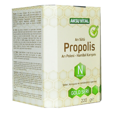 Gelée Royale, Propolis-Pollen-Honig-Mischung, 220 g - 10