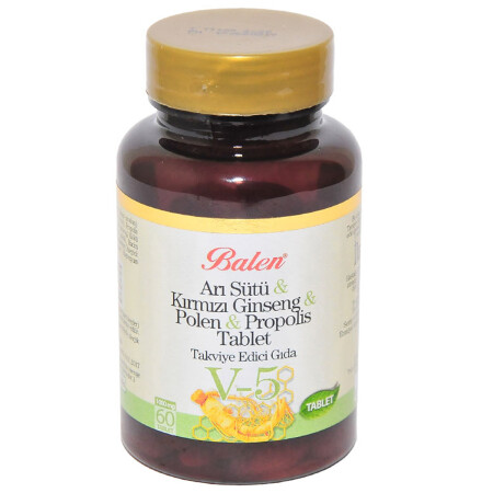 Gelée Royale & Roter Ginseng & Pollen & Propolis 60 Tabletten - 3