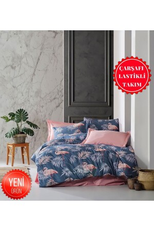 Genç Ve Çocuk Odası Çarşafı Lastikli Flamingo Tek Kişilik Nevresim Takımı TYC00686339528 - 1