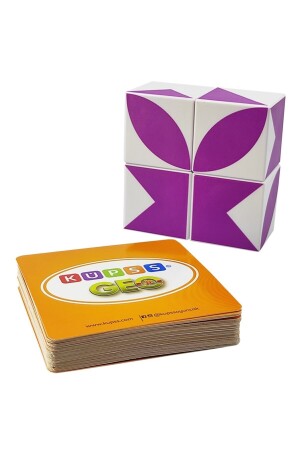 Geo Manyetik Görsel Zeka Küpleri Geometrik 3d Şekil Bulmaca Puzzle 3 4 5 Yaş Eğitici Oyuncak KO004B014 - 4