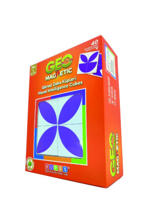 Geo Manyetik Görsel Zeka Küpleri Geometrik 3d Şekil Bulmaca Puzzle 3 4 5 Yaş Eğitici Oyuncak KO004B014 - 6