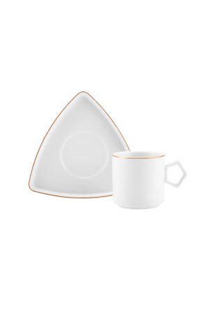 Geo Porzellan-Kaffeetassen-Set für 6 Personen, 90 ml, 153. 03. 06. 8330 - 8