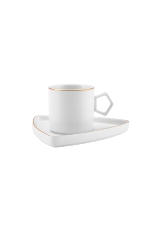 Geo Porzellan-Kaffeetassen-Set für 6 Personen, 90 ml, 153. 03. 06. 8330 - 9