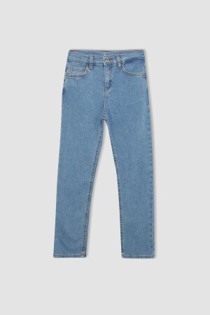 Gerade geschnittene Jeanshose für Jungen mit Standardbeinen B5626A824SM - 1