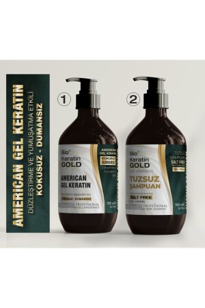 Geruchloses, rauchfreies Gel-Keratin-Set, 2 Stück - 1